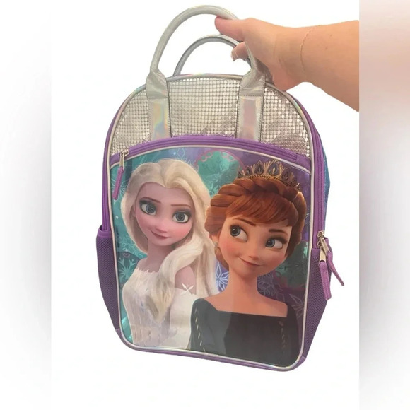 NWOT Frozen Elsa and Anna backpack - Picture 2 of 6
